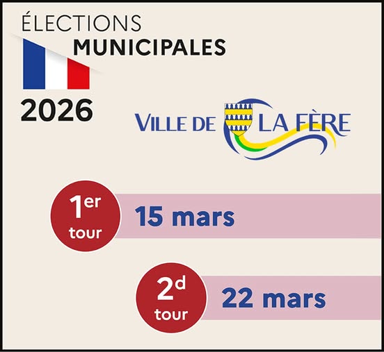 La Fère : ÉLECTIONS MUNICIPALES 2026