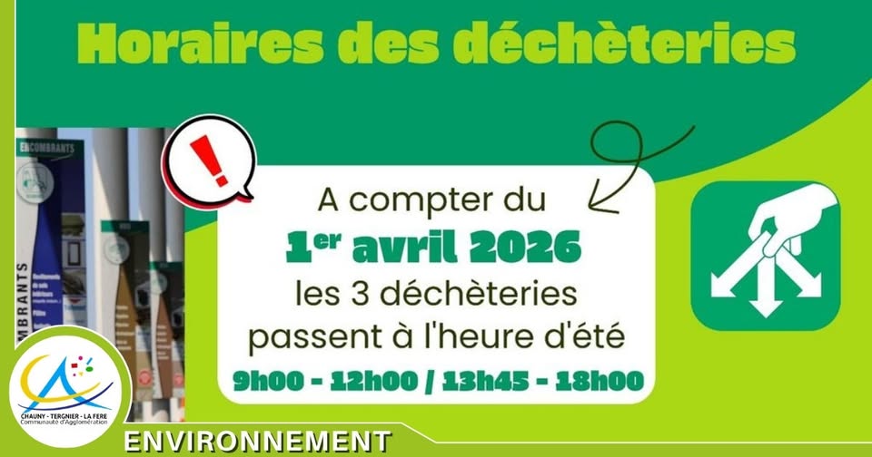 Beautor : Changement d’horaires dans les déchèteries de l’agglomération !