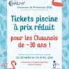 Chauny : Tickets piscine à prix réduit pour les Chaunois de -30 ans !