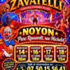 Le cirque Zavatelli s&rsquo;installe à Noyon les 14, 16, 17 et 18 octobre 2026 !